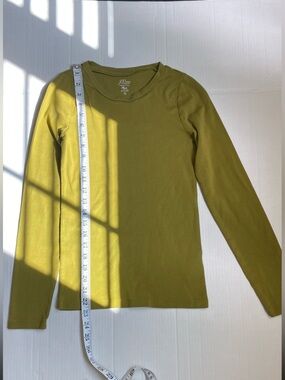 J. Crew Perfect Fit Olive-Toned Crewneck Tee